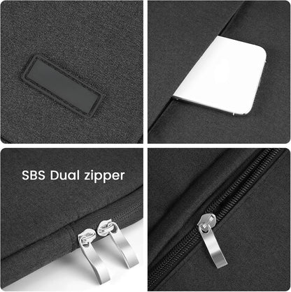 UPERFECT Polyester Laptop Sleeve Protective Case Vertical Style With Pocket Zipper For 13.3-18Inch Monitor Pad Tablet