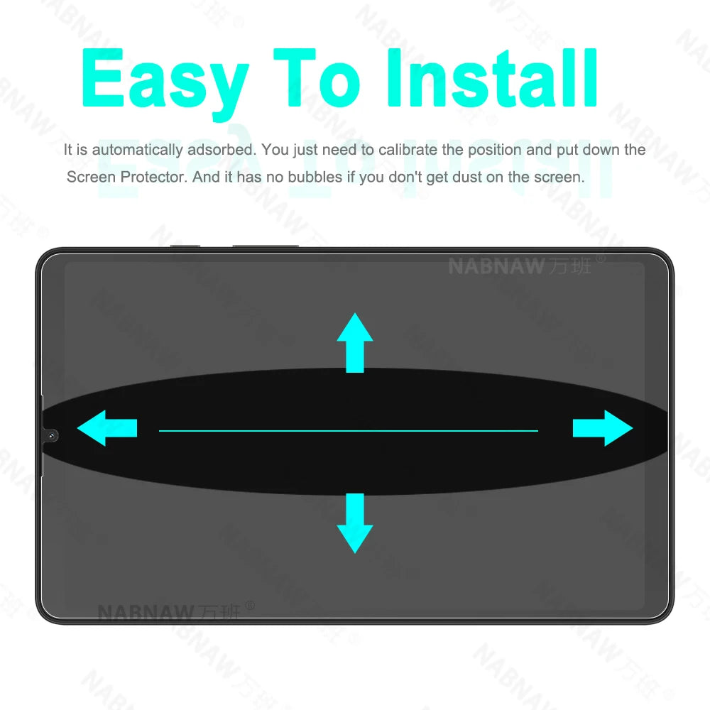 2 Packs HD Scratch Proof Screen Protector Tempered Glass For Samsung Galaxy Tab A9 8.7-inch SM-X110 SM-X115 Oil-coating Film