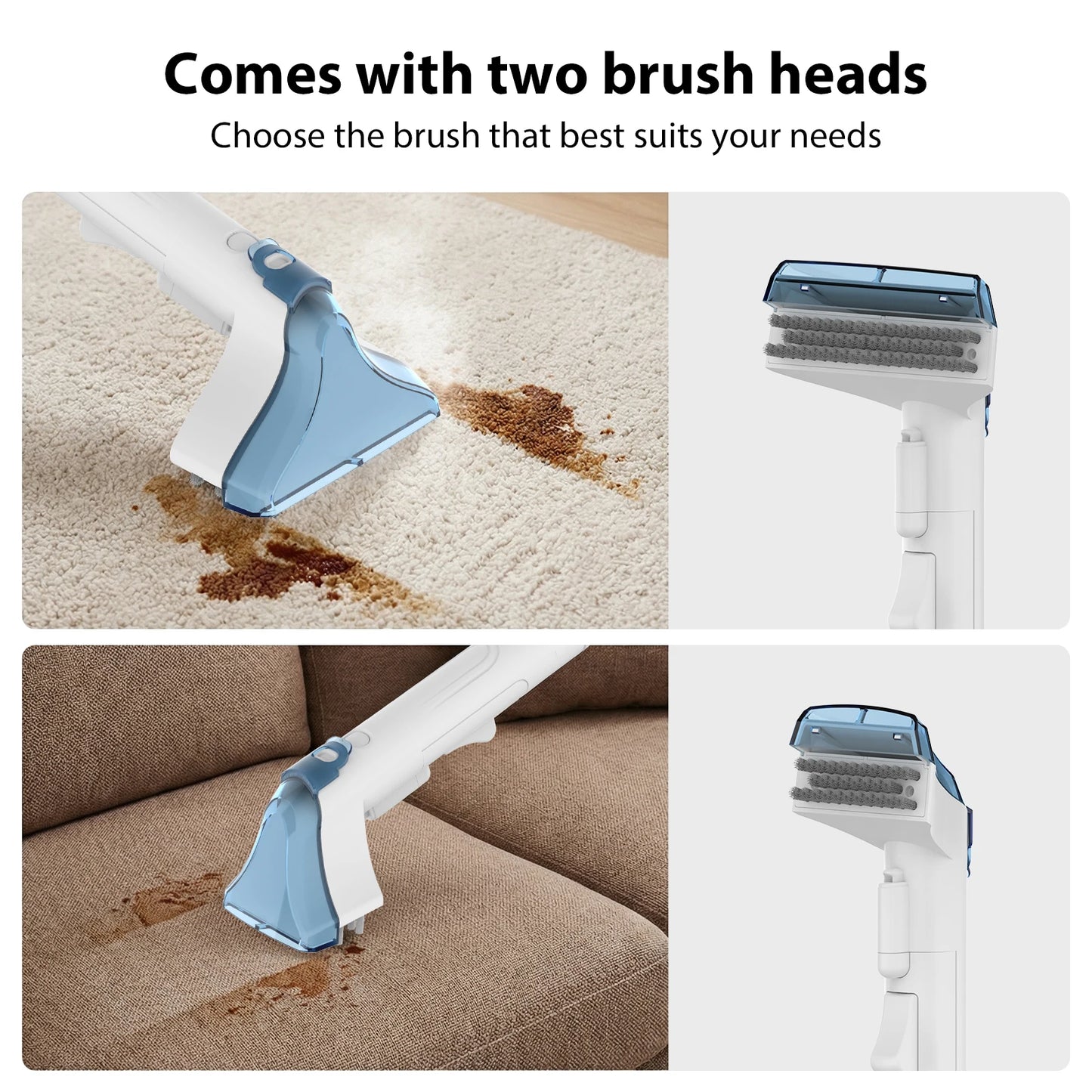 430W 15kpa Portable Carpet Cleaner Vacuum Cleaner Deep Clean Pet Stains Upholstery Cleaner Pet Special Stain Cleaner