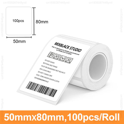 P50 Adhesive Label Printer Similar as M110 Marklife P50 E210 Label Machine Inkless Thermal Label Maker Or 1PK P50 Label Sticker
