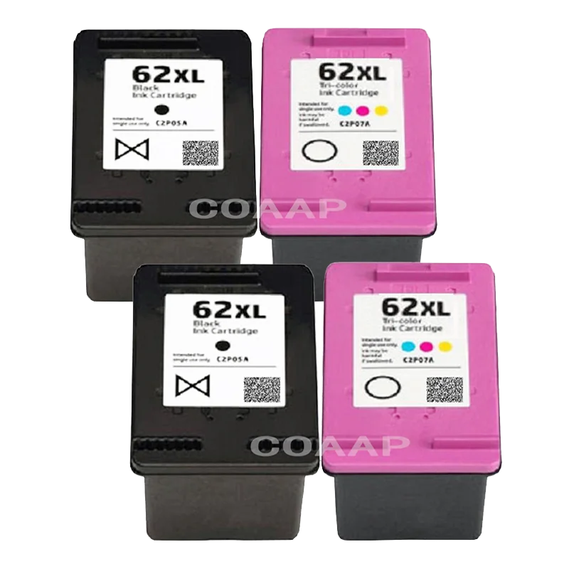 Re-Manufactured Ink Cartridge for HP 62 62XL For HP Envy 5640 5660 7640 5540 5544 5545 5546 5548 & Officejet 5740 5741 5742 5743