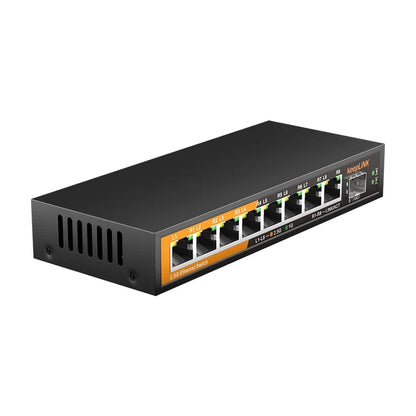 KeepLiNK 9-Port Multi-Gigabit Ethernet Switch Unmanaged 8- Port 2.5G RJ45 1-Port 10G SFP+ Uplink for Network Expansion