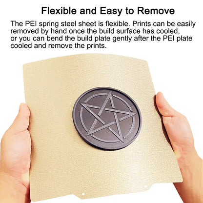 PEO PET PEI Sheet for Artillery Genius/Hornet Build Plate Genius Pro Heat Bed Spring Steel Sheet Double Side for Anycubic Kobra2