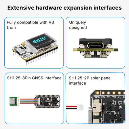 Heltec V4 OLED Meshcore ESP32-S3 SX1262 LoRa 32 Dev-Board WiFi Bluetooth PSRAM 16MB For Arduino IoT Meshtastic