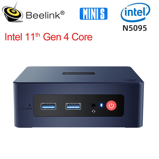Beelink Mini S Mini S12 N95 Windows 11 Home Intel Gen N5095 8GB 256GB 12G 256G 1000M WiFi5 Desktop Gaming PC Computer