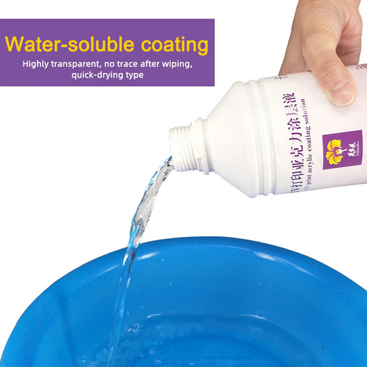 UV Pre-Coating Primer 1000ml For UV Flatbed Printer Curing Ink For Printing On Acrylic Glass Metal Materials UV Coating Liquid