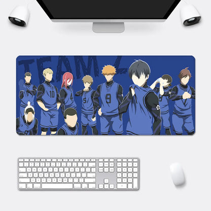 Anime Blue Lock Mousepad HD Printing Computer Gamers Locking Edge Non-slip Mouse Pad XXL90x40cm Keyboard PC Desk Pad