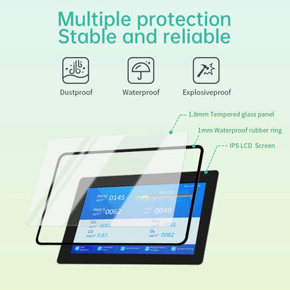 IXHUB 10.1" IP65 Waterproof PC Panel Android13 Linux Ubuntu 20.04 Industrial ALL in one Computer capacitive HMI IPS Touch Screen