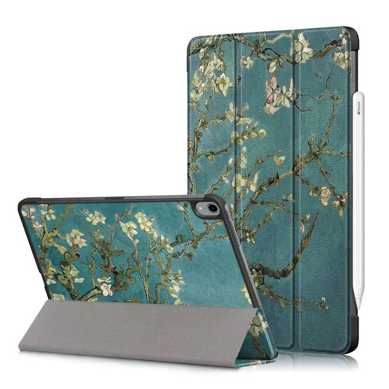 Tablet Funda For iPad Air 11 2024 Case PU Leather Hard Back Magnetic Folding Cover For iPad Air 11 2025 m3 m2 iPad Air 5 4 Case