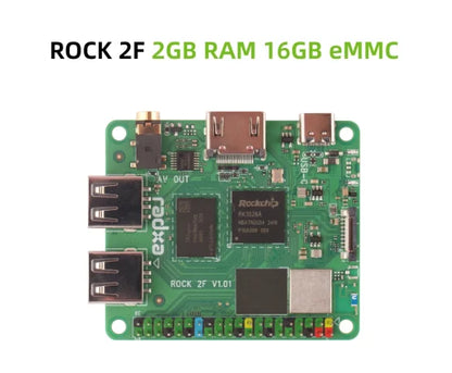 Radxa ROCK 2F delivers quad-core RK3528A performance with GPU and 4K HDMI output for media applications