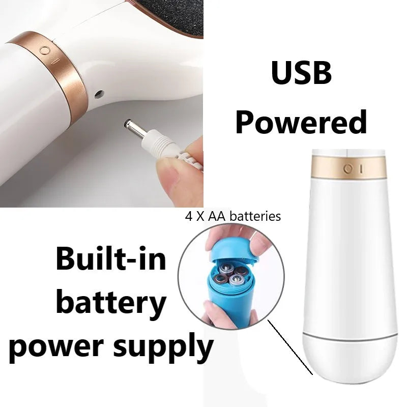 Foot Care Machine Foot Hard Dry Dead Cuticle Skin Remover Pedicure Care Tools Removal Foot Grinding File Skin Electric Tool