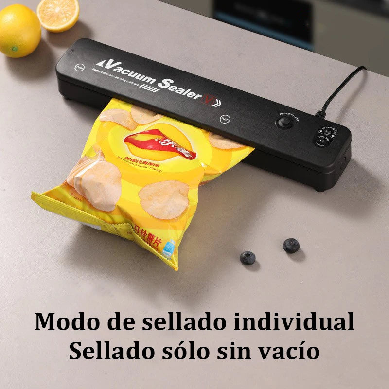 220V/110V Electric Vacuum Sealing Machine Food Saver with Vacuum Bag Link for Fresh Meat Snacks and Household Food Preservation