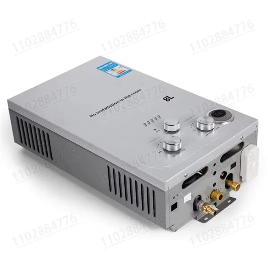 DIVEDEER 8L/12L/16L/18L Domestic Portable Vertical Water HeaterWall Mounted LPG Water HeaterDigital DisplayFast Heating