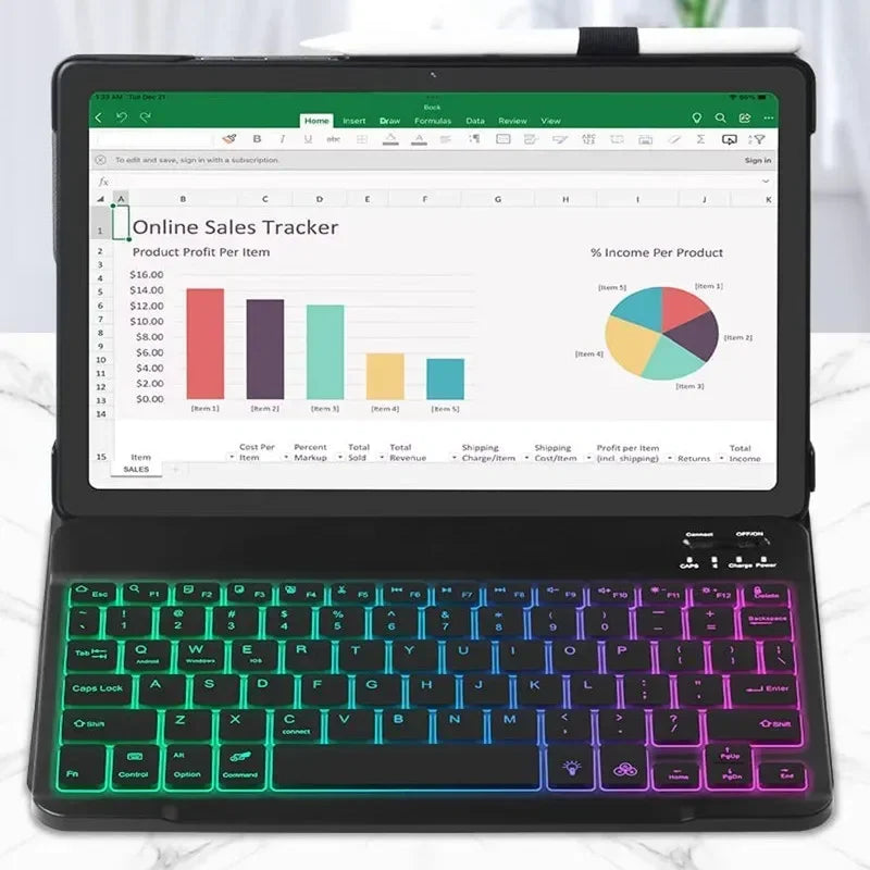 Backlight Keyboard Case For Lenovo Xiaoxin Pad 11 2025 11 Inch Tablet Cover For Lenovo Xiaoxin Pad 11 2025 TB335FC Teclado Funda