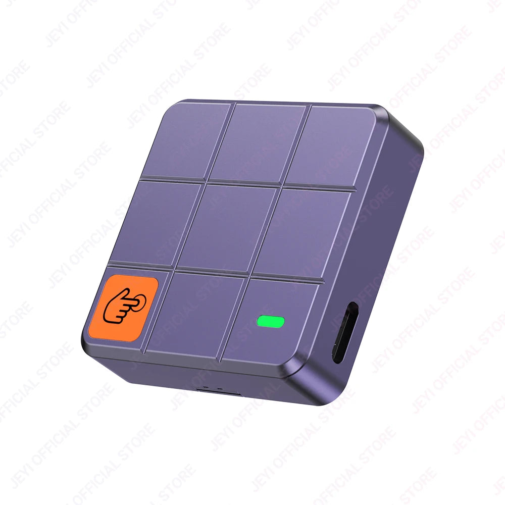 JEYI 2230 M.2 NVMe Enclosure with Touch Control, USB3.2 GEN2 10Gbps PCIe SSD Case With Write/Read Protection, Support UASP TRIM
