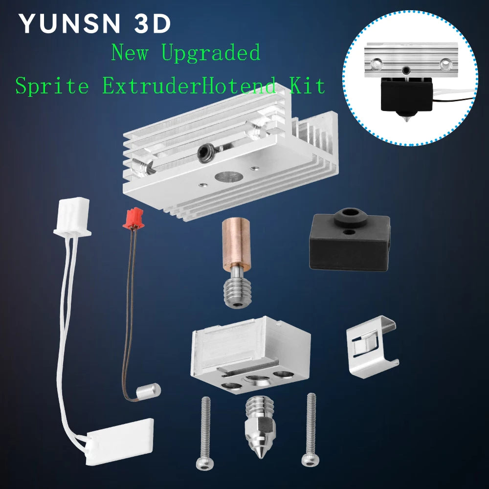 New Upgrade Sprite Extruder Hotend Kit for Creality Ender-3 S1, S1 Pro, S1 Plus, CR-10 Smart Pro 3D Printer Part Accessories