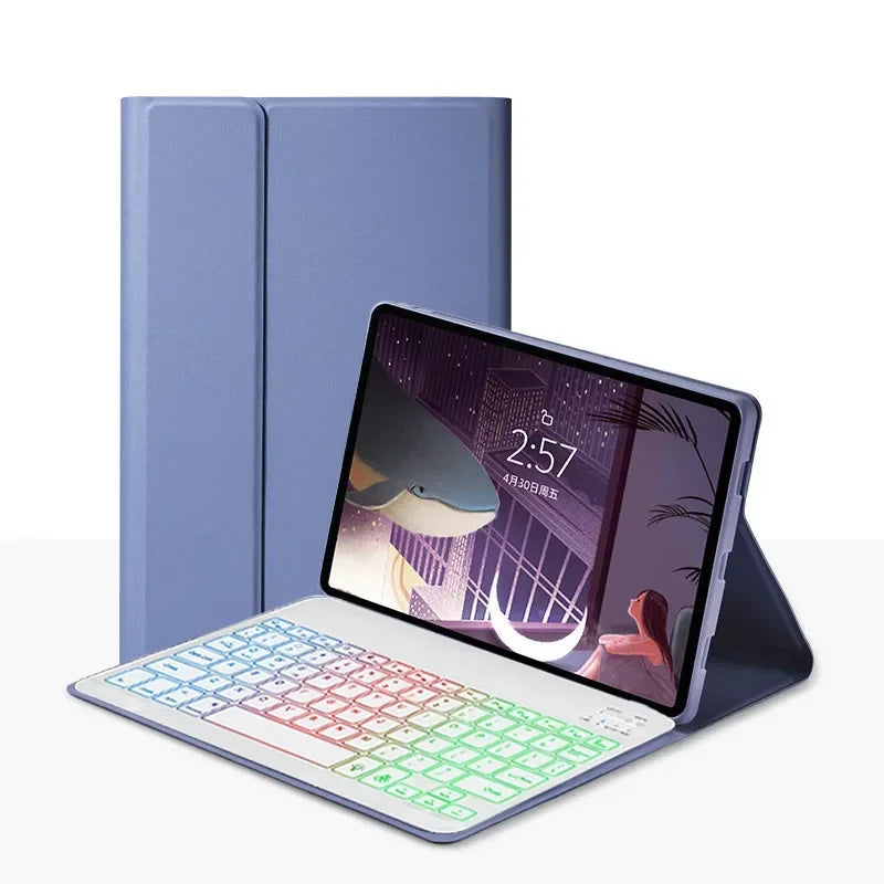 Backlight Keyboard Case For Lenovo Xiaoxin Pad 11 2025 11 Inch Tablet Cover For Lenovo Xiaoxin Pad 11 2025 TB335FC Teclado Funda