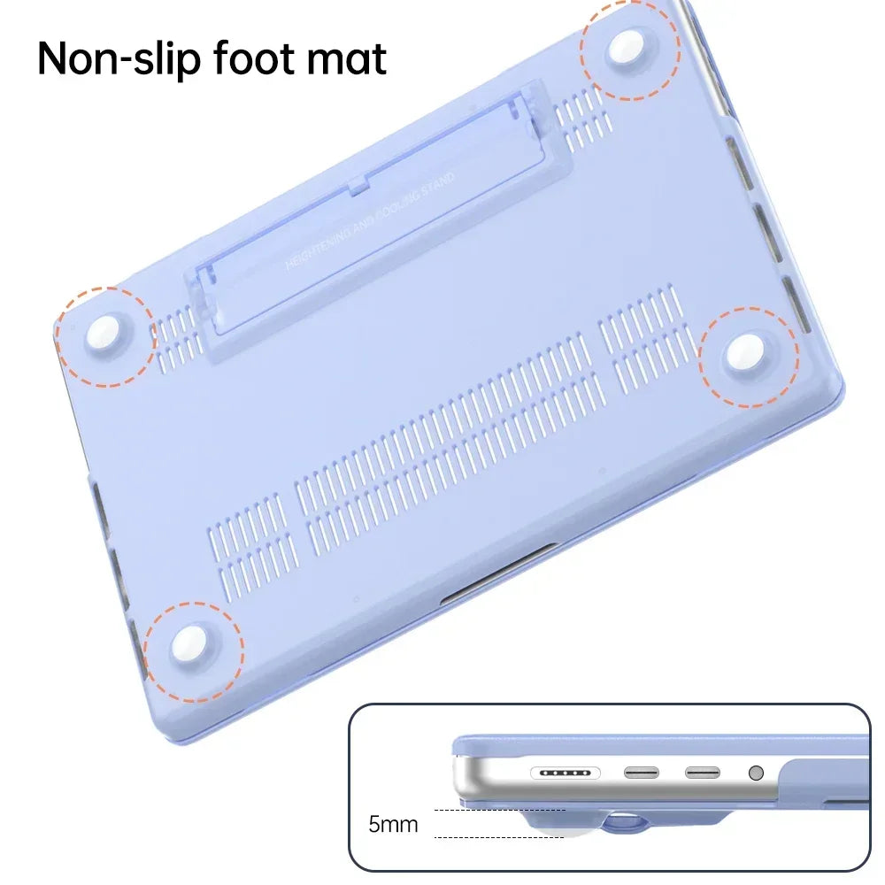 Laptop Case For Macbook Air 13 A2681 A2337 A2179 A1932 15 A2941 Pro 13 2020 A2338 A2289 A2251 14 M2 M1 Pro Max A2779 A2442 Cover
