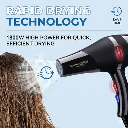 Hair Dryer Professional Powerful Hair Dryer Fast Heating Hot And Cold Adjustment Ionic Air Blow Dryer with Air Collecting