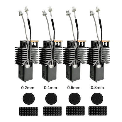 Toolhead Hot End For Snapmaker U1 Pre-installed Thermistor & Ceramic Heating Plate Quick Heating Hotend For U1 3D Printer Parts