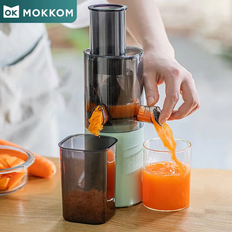 Mokkom Mini Slow Juicer Household Full-automatic Small Multifunctional Residue Juice Separation Fruit Mini Frying Juicer