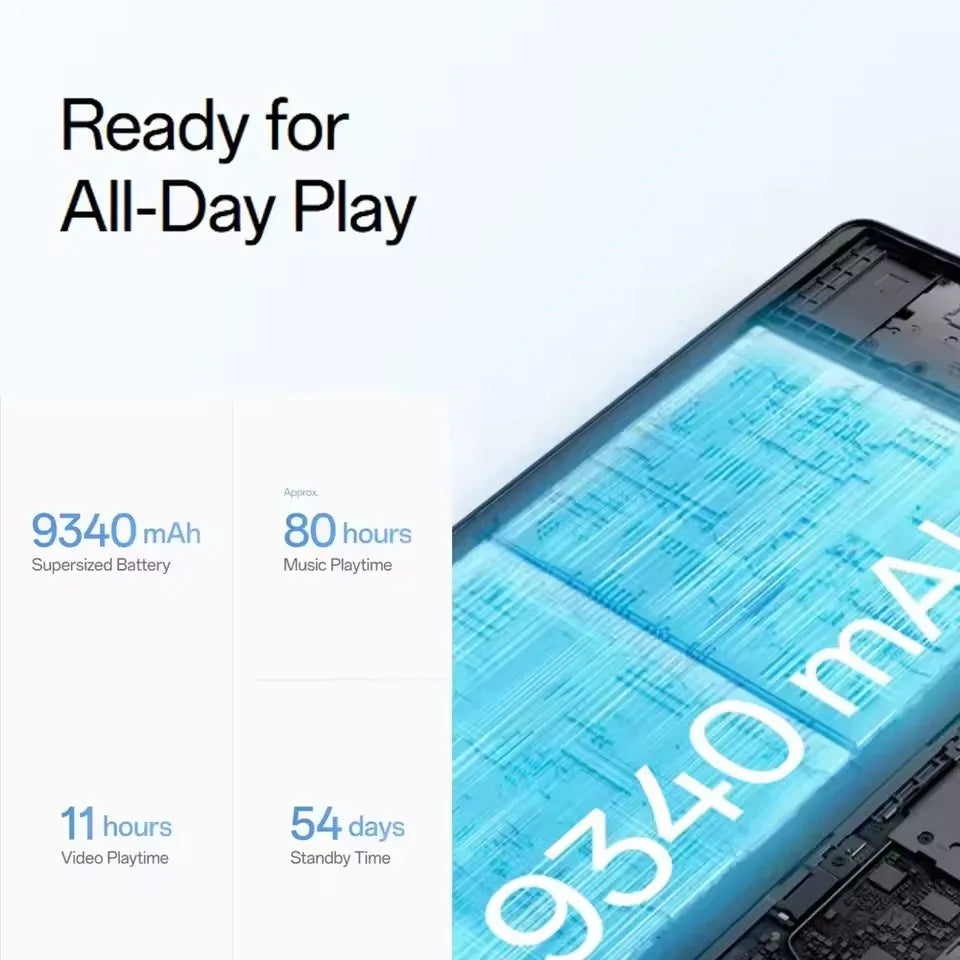 Global Version OnePlus Pad Lite Tablet LCD 90Hz 11'' Display 9340mAh Battery Android Tablet MediaTek Helio G100 OxygenOS 15.0.1