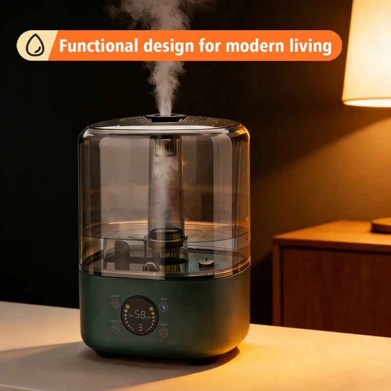 5L Air Humidifier Professional Large Capacity Home Air Humidifiers Ultrasonic Water Mist Diffuser Kinscoter Brand