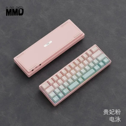 MMD KM40 Mechanical Keyboard Wireless Tri-mode O-Ring Hot-Swap Custom Designer 40% Aluminum Office Gaming Keyboard VIA/QMK Gift