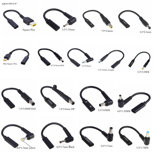65W USB 3.1 Type C PD Power Adapter Converter DC Plug Connector Cable Cordfor Asus HP Dell Toshiba Laptop Adapter