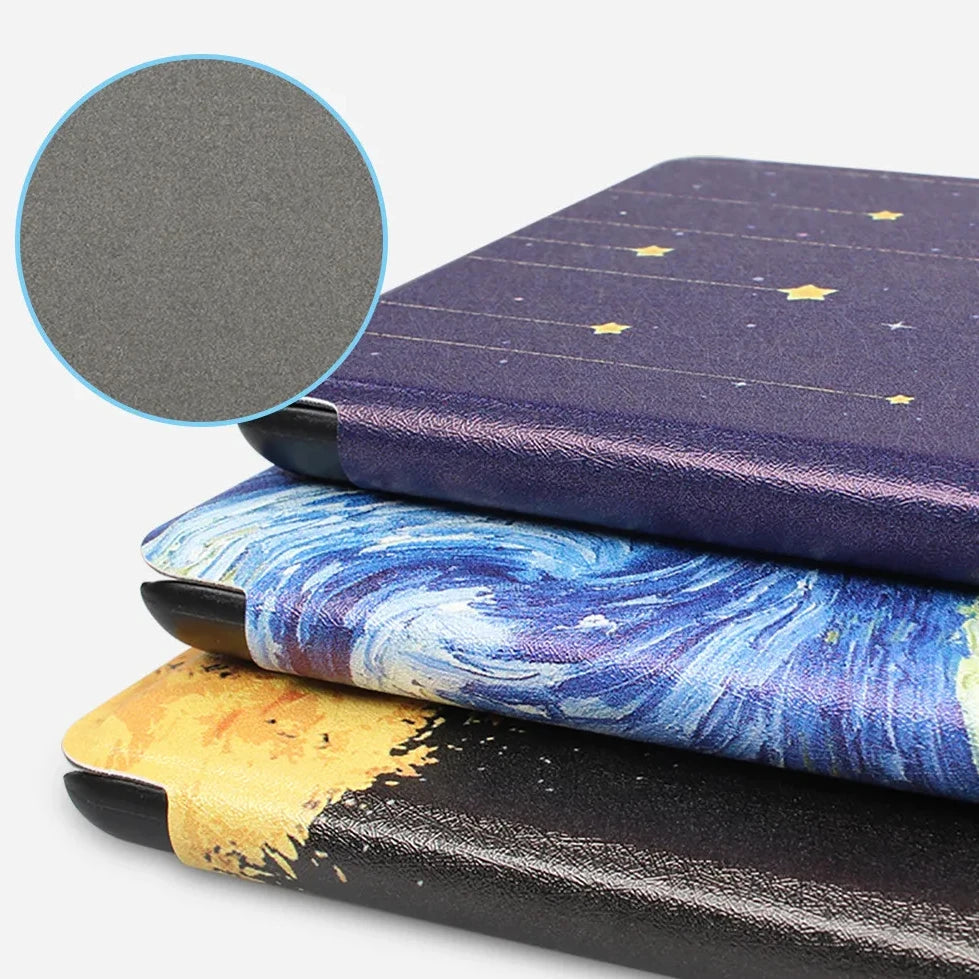 For Kindle 10th Generation Case + Mini Gadgets Organizer Pouch 6'' J9G29R 2019 Leather Cover Auto Wake/Sleep Kindle Skin Funda
