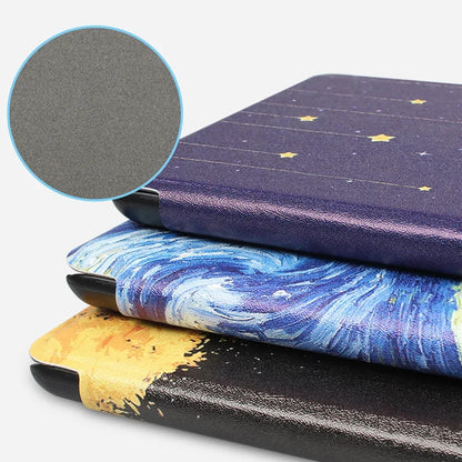 For Kindle 10th Generation Case + Mini Gadgets Organizer Pouch 6'' J9G29R 2019 Leather Cover Auto Wake/Sleep Kindle Skin Funda