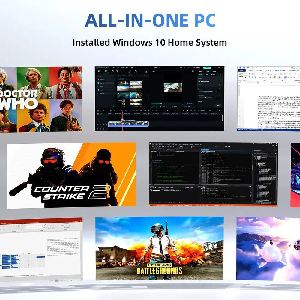 TexHoo Mini PC Intel Core I5 13500H/N5095 Windows 11 PC 16GB DDR4 512GB SSD Dual-Band WiFi 6 BT5.2 4K@60Hz Gaming Computer PC