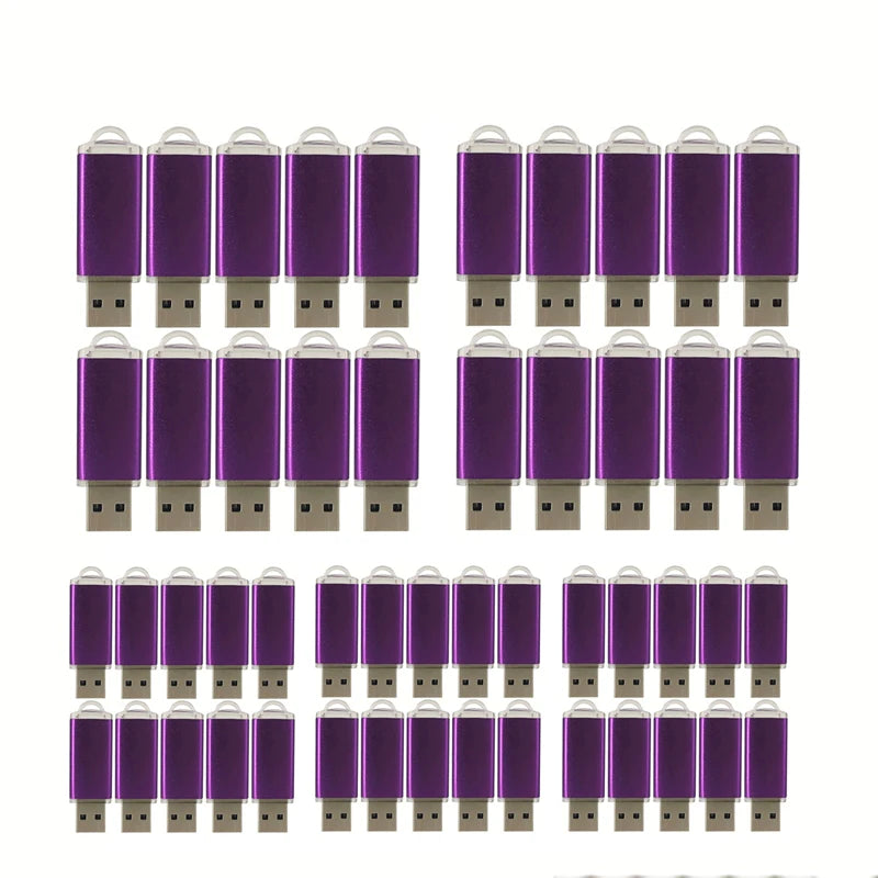 50pcs/lot Metal Usb Flash Drive 128GB Pendrive 64gb Cle High Speed Memoria Usb Stick 32GB 16GB 4GB Pen Drive Free Custom Logo