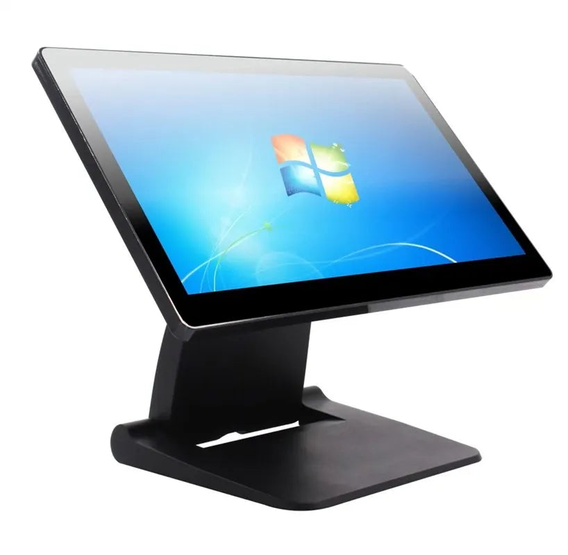 NEW 15.6 Inch Touch Screen Desktop POS Terminal Cash Register POS System All in One Windows 10 Support Folding PC I3 RAM 8GB