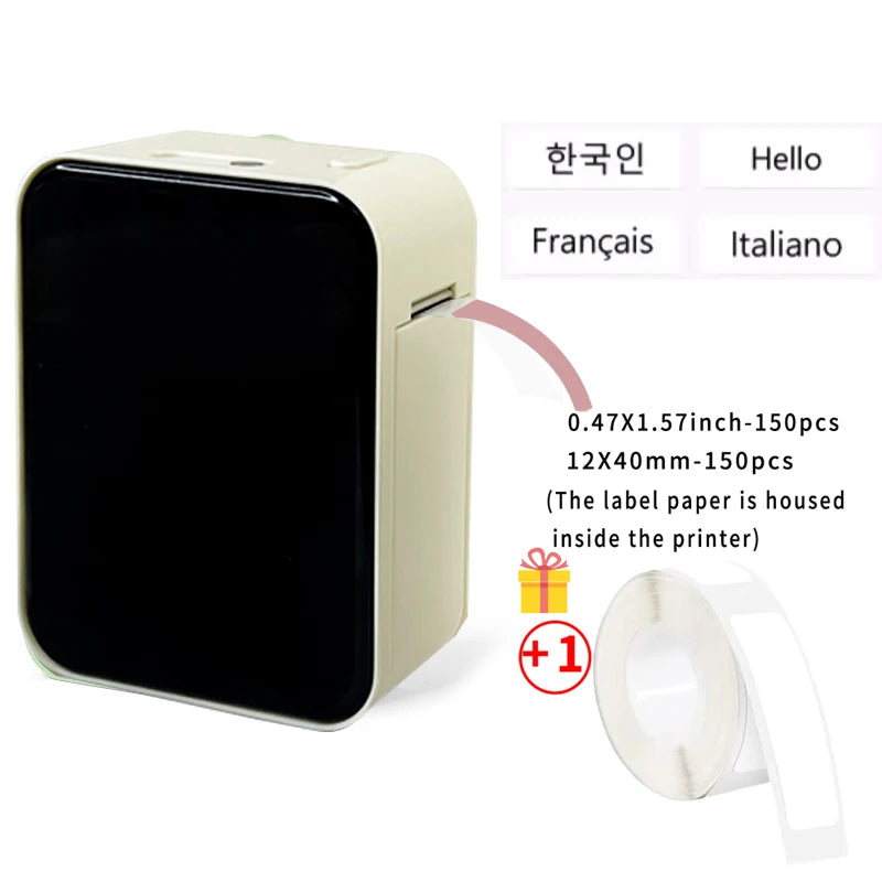 Marklife Thermal Label Printer D110 B21 P15 Mini Protable Bluetooth Adhesive Label Printer Maker For Gift/Diy Creative/Marking