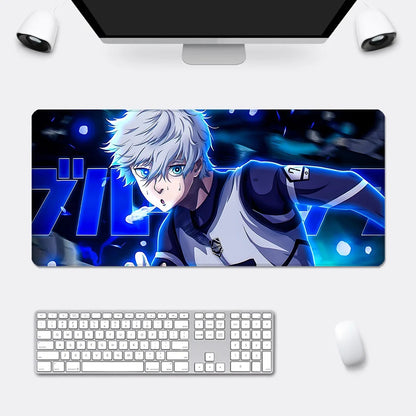 Anime Blue Lock Mousepad HD Printing Computer Gamers Locking Edge Non-slip Mouse Pad XXL90x40cm Keyboard PC Desk Pad