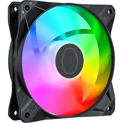 Cooler Master CF120 ARGB Case Fan 5V 3PIN Rifle Bearing 120mm Quiet Black Addressable RGB CPU Cooling Fan
