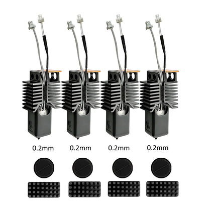 Toolhead Hot End For Snapmaker U1 Pre-installed Thermistor & Ceramic Heating Plate Quick Heating Hotend For U1 3D Printer Parts