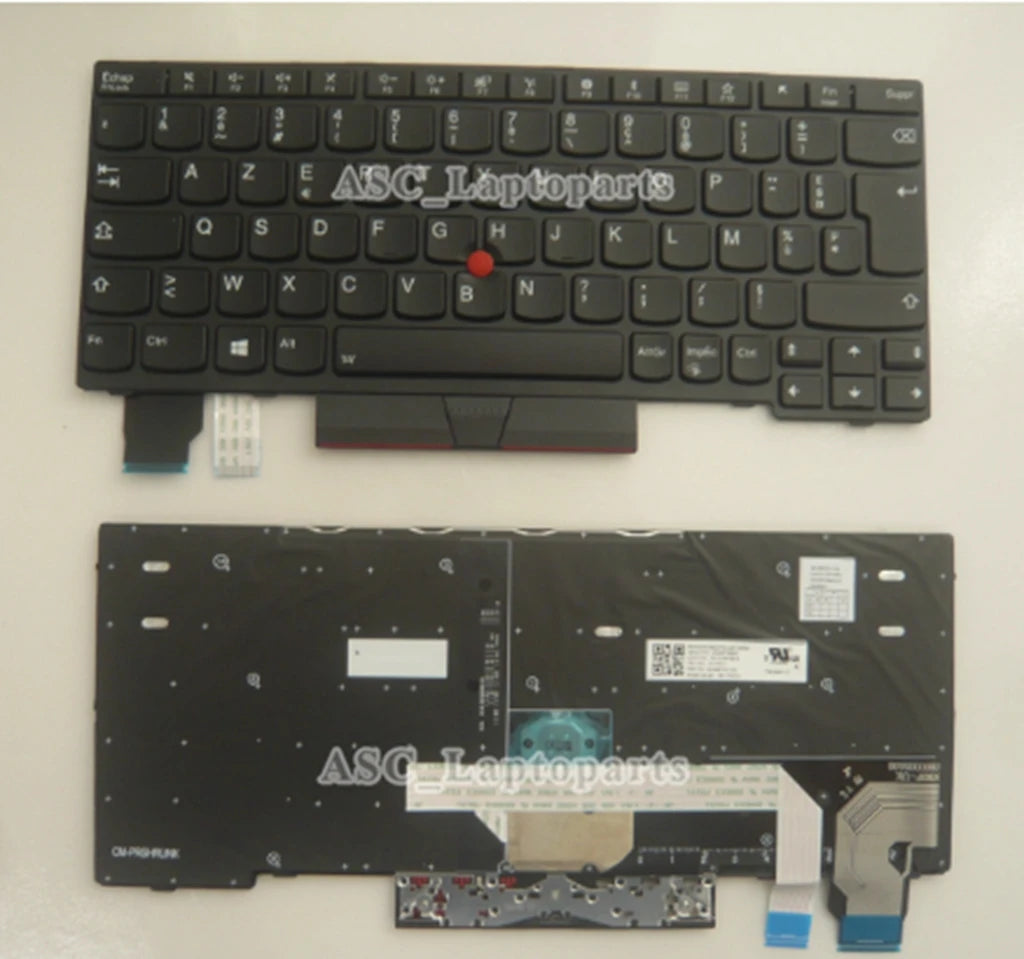 New French Clavier AZERTY Keyboard for Lenovo Thinkpad X280 A285 X395 X390, L13 Yoga Gen 1, X13 Gen 1, L13 Gen 2 BACKLIT