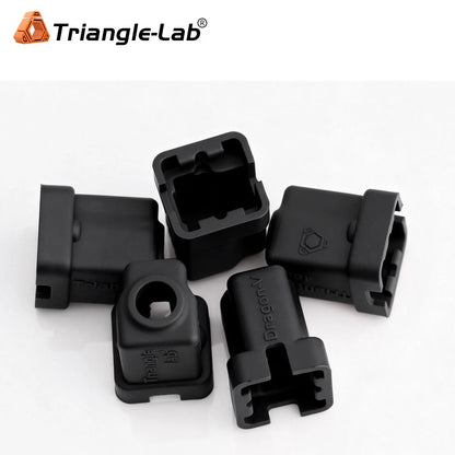 Trianglelab® Dragon Ace® Black Silicone Socks Compatible Dragon ACE HOTEND Withstands High Temperature of 280 Degrees Celsius