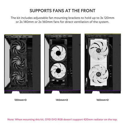 Lian-Li O11 Dynamic EVO RGB Front Mesh Kit(O11DERGB-4X/O11DERGB-4W)