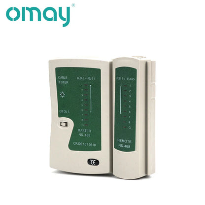 OMAY Rj45 TestER 14pcs/Set  RJ11 RJ12 internet crimping Portable LAN Network Repair Tool Kit Utp Cable Tester AND Plier   PC