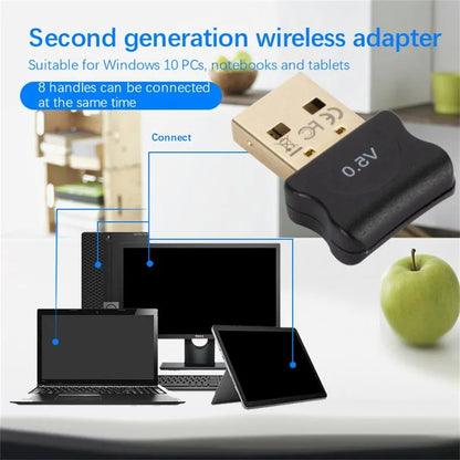 USB Bluetooth Adapter 5.0 Wireless USB Bluetooth Receiver Transmitter USB Bluetooth Audio Receiver Dongle for Computer PC Laptop