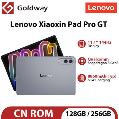 Lenovo Xiaoxin Pad Pro GT Tablet TB710FU 128GB 256GB ROM Snapdragon 8 Gen3 11.1'' 144Hz Display 8860mAh Battery Wifi Android Tab