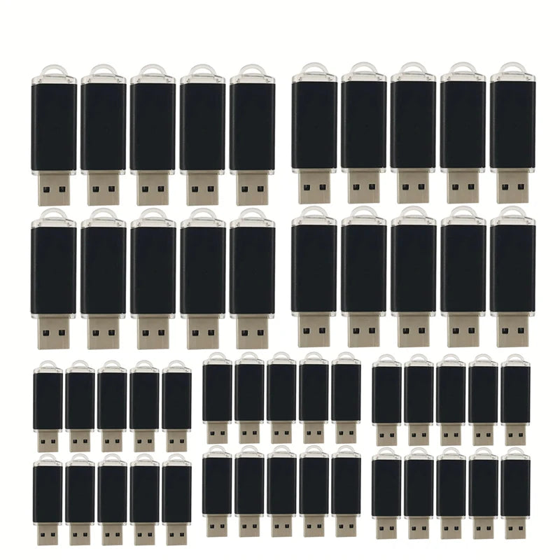 50pcs/lot Metal Usb Flash Drive 128GB Pendrive 64gb Cle High Speed Memoria Usb Stick 32GB 16GB 4GB Pen Drive Free Custom Logo