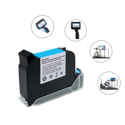 Solvent Black TIJ Ink Cartridge for Handheld Inkjet Printer