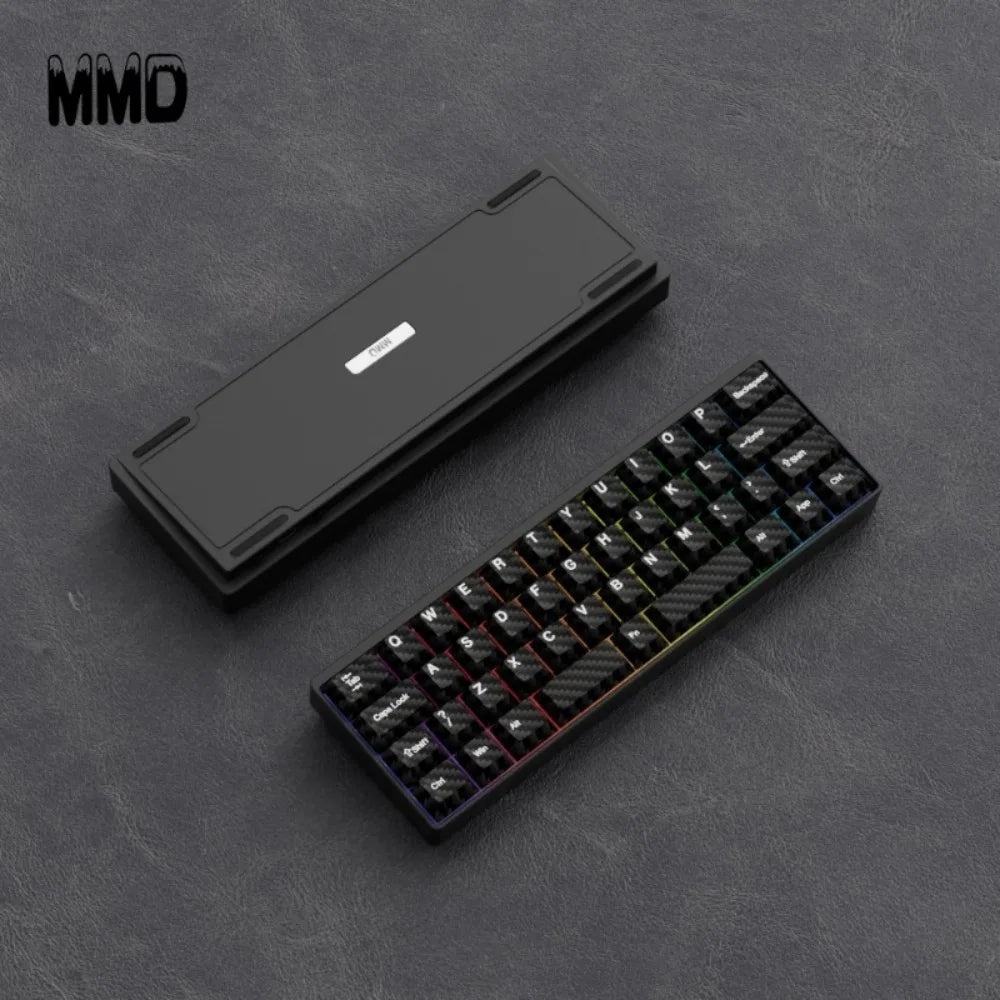 MMD KM40 Mechanical Keyboard Wireless Tri-mode O-Ring Hot-Swap Custom Designer 40% Aluminum Office Gaming Keyboard VIA/QMK Gift