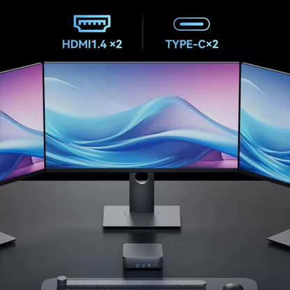 2026 Mini PC Intel Core i9 10980HK Windows 11 UHD Graphics 16GB 32GB DDR4 1TB 2TB SSD WiFi 6 BT5.2 Desktop PC Office Computer