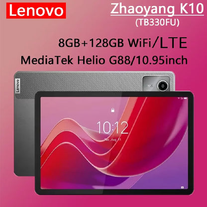 Global Rom Lenovo Tab K10 M11 Wifi/LTE MTK Helio G88 Zhaoyang Multi Language 10.95-inch 90hz 400nits Face Recognition 7040mAh
