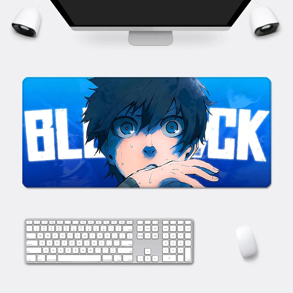 Anime Blue Lock Mousepad HD Printing Computer Gamers Locking Edge Non-slip Mouse Pad XXL90x40cm Keyboard PC Desk Pad